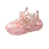 Éricat Baskets Basses à Lacets pour Femmes Épaisses et Respirantes pour Marche et Style Sportives Comfortables
