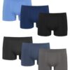 Channo Lot de 6 boxers en lyricère sans couture invisible pour homme - confortables et élégants para hommes - parfait po