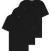 BOSS Hommes T-Shirt VN 3P Classique - Lot de Trois T-Shirts en Coton à Col V pour Hommes Affaires et Loisirs - Tailles v