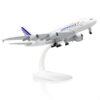 QIYUMOKE A380 en Métal pour Passionnés d'Aviation (7,5 Pouces)