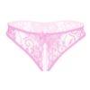 Culotte sexy en dentelle florale avec nœud mignon au centre pour femme | Culotte de dentelle dentelle florale paris | Cu