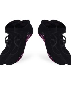 Chaussettes PRS Adhérentes Femmes Respirantes Anti-Ampoules Lot de 2 Pilates Barre Danse Fitness