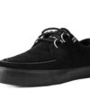 T.U.K Vegan Creeper Sneaker - Chaussures pour Hommes et Femmes - Styles Puck, Goth et Rocker - Lacets - Chaussures Envol