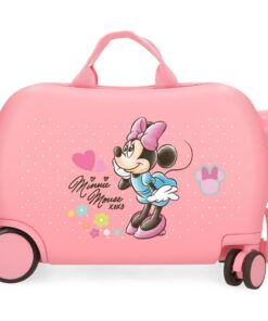 Bags Disney Joumma Minnie Imagine Valise Cabine Enfant ABS 4 Roues Multiposition Fermeture Combinaison Éléments Essentie