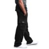 Pantalon Cargo Homme Multi Poches Élastique Taille Élargie Version Épaissée Casual Baggy Taille L