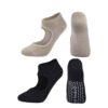 YOGAWEAR 2 Paires de Chaussettes de Yoga Antidérapantes pour Femmes - Idéales pour Pilates, Ballet, Danse et Entraînemen