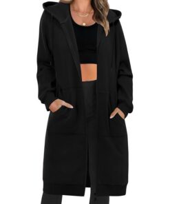 RITOSTA Sweat à Capuche Épais pour Femme Zippé Veste Polaire Casual Automne Hiver Global Recycled Standard RITOSTA Swe
