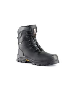 JALLATTE Rangers de sécurité Noire Hommes Usage Professionnel Protection maxHeight 4|5.cm Sécurité Accroche Haute Rechar