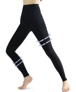 Beister Collants de Contention Sans Pied 20-30mmhg Classe 2 Médicale Homme Femme, Varices et Oedème, Soutien Graduel, Ta