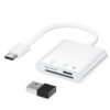 Lecteur de Carte SD pour iPhone 15, Lecteur de Carte Mémoire USB C, Chargement Synchrone pour iPhone 15