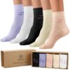 Chaussettes Klenton décontractées en bambou pour femmes, chaussettes en viscose de bambou douces et respirantes, bout li