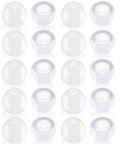Bluecell Lot de 10 paires d'embouts de rechange en silicone Audio-Technica Skullcandy Monster Sony Ultimate Ears Sharp S