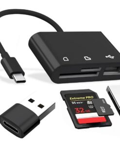 Lecteur Carte SD USB Switch OTG SD/MMC/MicroSDCompatible Avec Tous LesAppareils Élus Par Les Consommateurs Américains