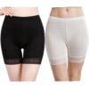 Jeannes Modales Dentellées Jungerhouse Shorts Femmes Sécurité Doux Stretch Leggings Couleur Naturelle Taille Élastique M