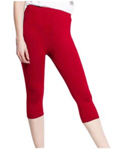 Charmoni Leggings Femmes Corsaire - Élégants et Comfortables - Pour Fitness et Running - Mi-Long Stretch Élastique - Vis