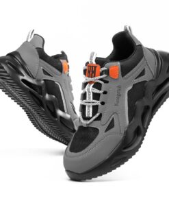 Nasogetch Chaussures de Sécurité Hommes et Femmes Respirantes et Légères Basket de Travail avec Embout en Acier Conforta