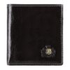 Portefeuille en Cuir de Vachette WITTCHEN Haute Qualité | Élégant et Classique | Noir | Collection Rome | 9,5x10cm