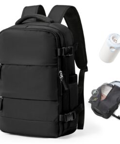 BJLFS Sac à dos Ryanair Wizzair Femme 45x36x20 Sous Vide Ordinateur Portable 14 Pouces BJLFS Sac à dos Voyage Cabin Ry
