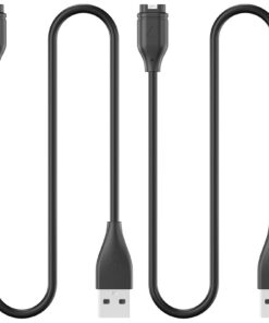 Câbles de charge Garmin pour montre - Lot de 2 - Sportifs - Fitness - Type USB-A à USB-C - Longueur 1m cadaun