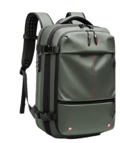Sac À Dos De Compression Sous Vide 60 L Extensible | Tissu Oxford Étanche, Séparation Sèche/Humide, Idéal Pour Voyageurs