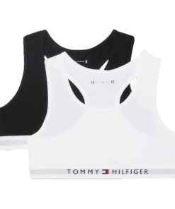 Tommy Hilfiger Autres Soutiens-Gorge Fille Chic et Pratiques Polyester Spandex Mixte Bleu