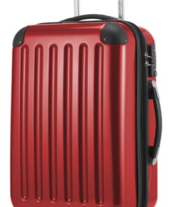 Valise Hauptstadtkoffer Alex Rouge Brillant 55 cm TSA | Capacité 42 Litrespour Voyageurs En Voyage