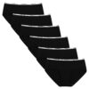 Culottes en coton stretch INNERSY pour femmesLot de 6_taille basse_bikini slips doux et sportifs_OEKO-TEX_standard 100