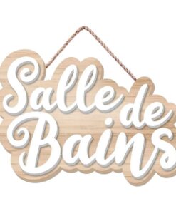 Plaque de Porte Rétro pour Salle de Bain en Marque Populaire Fonctionnelle et Esthétique