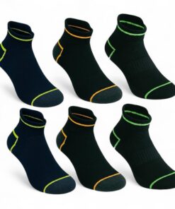 Chaussettes de travail Lucchetti Socks Milano hauteur cheville coton résistance chaussures de sécurité
