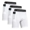 HYCOPROT shorts de compression pour homme | Élastique | Idéal pour la course | Échappement | Séchage rapide | Taille uni