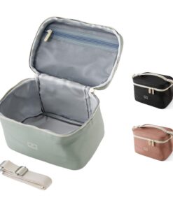 Sac Repas Isotherme MONBENTO Arctic Vert - Portable pour Bureau et Pique-Nique – Grandes Capacités 5L – Avec Gourde et B