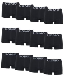 Channo Boxers en Nylon sans Coutures pour Homme - Confortables, Élastiques et Doux - Collection Uomo