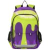 Sanluoli Sac à dos personnalisé pour enfants de 8 à 12 ans : sac à dos léger et praktiques pour l'école - Art esthétique