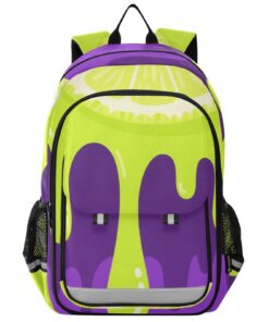 Sanluoli Sac à dos personnalisé pour enfants de 8 à 12 ans : sac à dos léger et praktiques pour l'école - Art esthétique