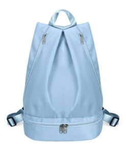 HUA ANGEL Sac à Dos de Sport Léger et Imperméable Unisexe pour Gym, Football et Natation avec Compartiment à Chaussures