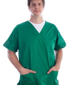Tunique GIMA pour infirmières et médecins - Blanc - Coton/Polyester - Soins de santé - Vernis à ongles - XS