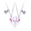Collier d'Amitie Hifot Femme Argent Soeur Friend Cadeau Anniversaire