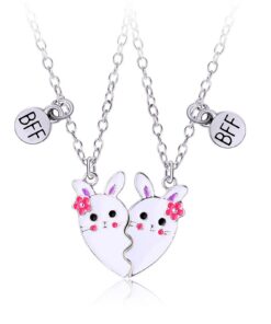 Collier d'Amitie Hifot Femme Argent Soeur Friend Cadeau Anniversaire