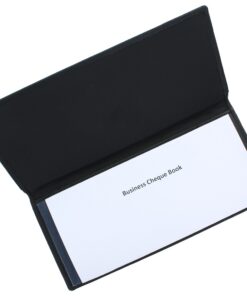 Ashlie Leather Porte-chéquier d'Entreprise AC1234 Noir Élégant et Solide pour Professionnels à Offices Formels et Inform