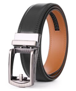 VRLEGEND Ceinture Homme en Cuir Réglable Automatique |5 cm pour Costume Business Formal avec Boîte Cadeau