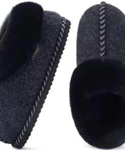 COFACE Femme Chaussures Mémoire Forme Douces Fluffies Bottes Intérieure et Extérieure Taille 36-43