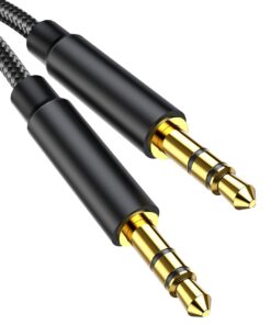Cable Jack |5mm Male to Male Audio Auxiliar Stéréo en Nylon Gulemfy Compatible Équipements Électroniques US Customers Ai