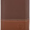 Timberland Leather Trifold Wallet with ID Window | Accessoire de Voyage pour Homme | Portefeuille à Triple Pli | 102MM x