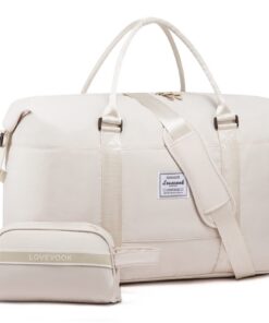 LOVEVOOK Sac de Voyage pour Femme - Grand Taille - Bagage Cabine Easyjet - Sac Weekend - Sac Maternité - Sac Polochon -