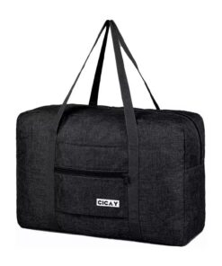Beach Stone Bagage à main léger 45x36x20cm – Valise sous siège approuvée par EasyJet et Jet2 pour week-end, Noir avec sa