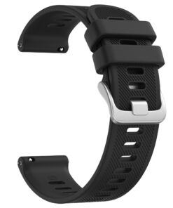 Bracelet de montre Vancle femmehomme 20mm, nouveau bracelet smartwatch silicone Sergé imperméable 20mm, accessoire respi
