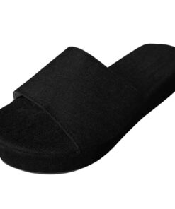 Été nouvelle grande semelle Bottine Femme Noir (Black, 40)