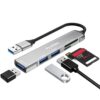 Adaptateur 5 en 1 USB |0 et 2 USB |0 pour lecteurs de carte mémoire SD/Micro SD/MMC/TF/SDXC/SDHC etc.