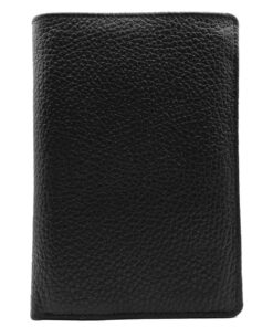 Charmoni Grand Portefeuille Classique pour Homme - Porte Carte Crédit CB Monnaie permis Conduire Carte Grise - en Cuir V