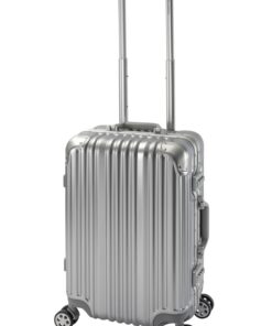 Valise rigideTravelhouse London T1169 - Cadre en aluminium, roulettes, argenté, multiples taillesHandgepäck